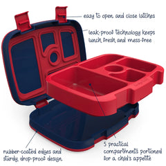 Bentgo Kids Prints Lunch Box, Lunch Bag, & Ice Packs